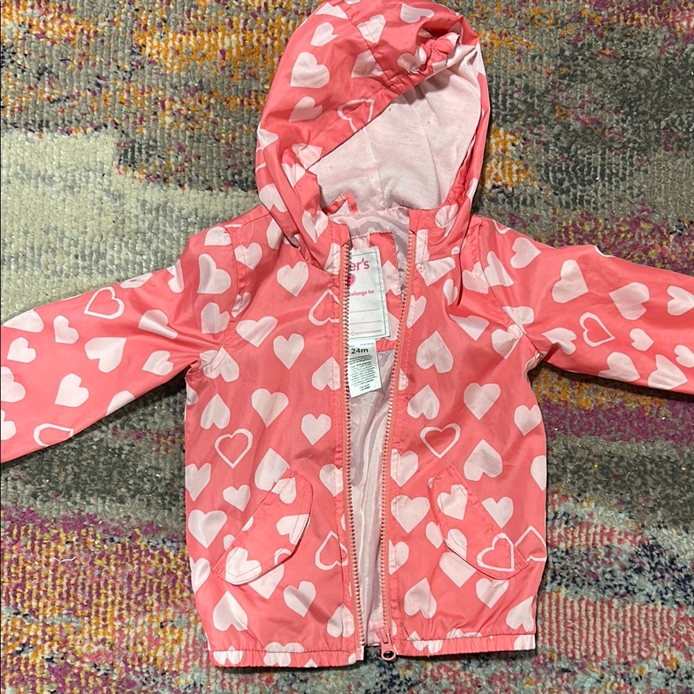 Carter's 24 months hearts windbreaker